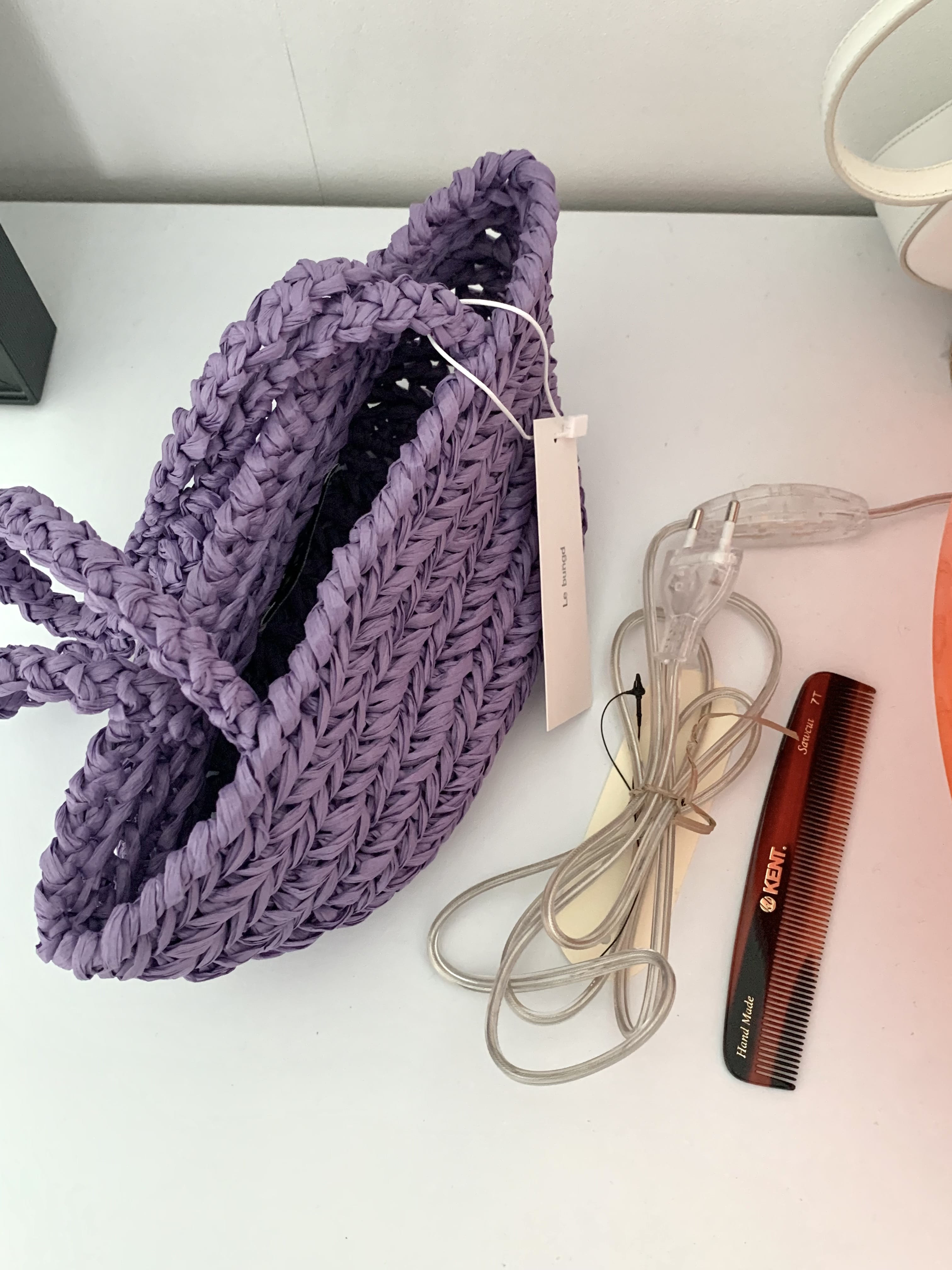 mini aguja bag (light purple)