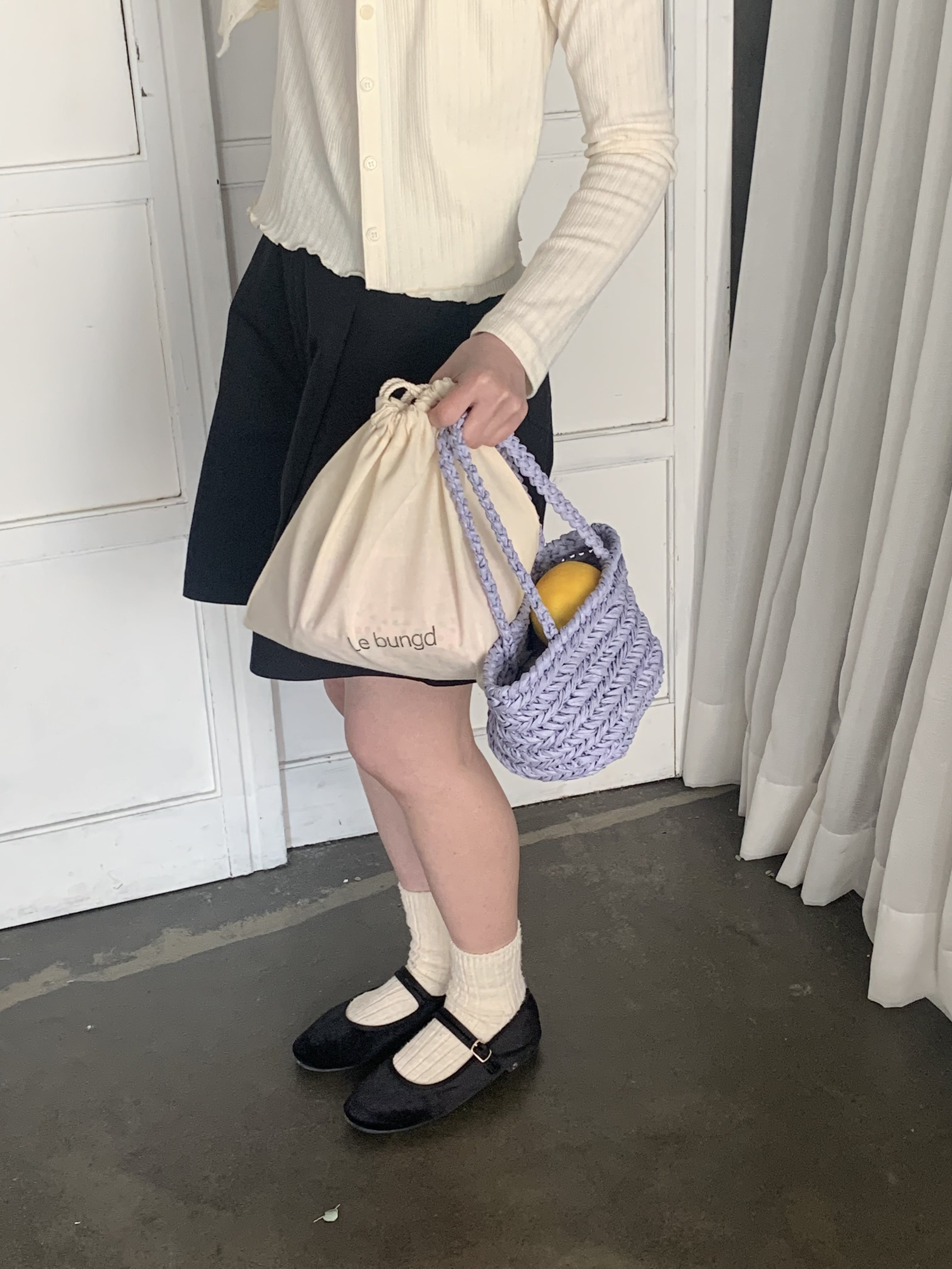 mini aguja bag (lilac)
