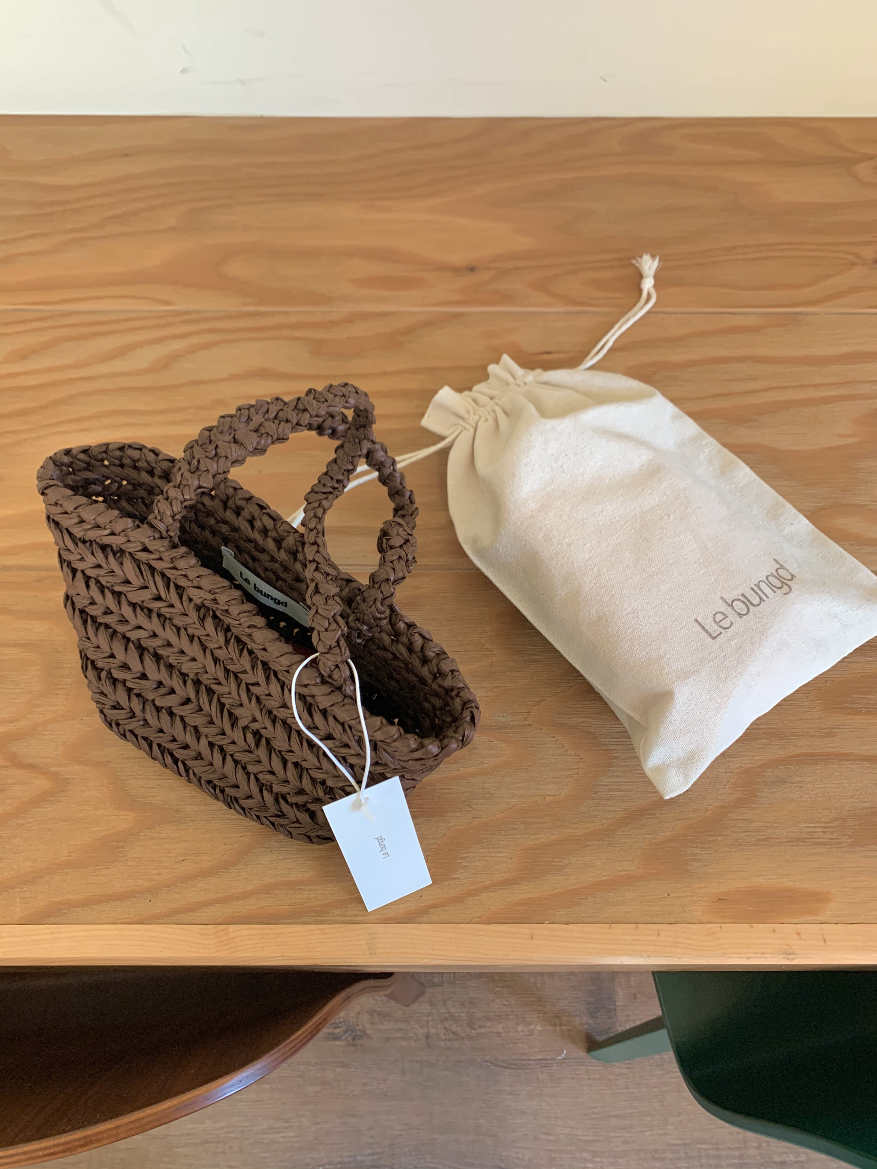 mini aguja bag (brown)