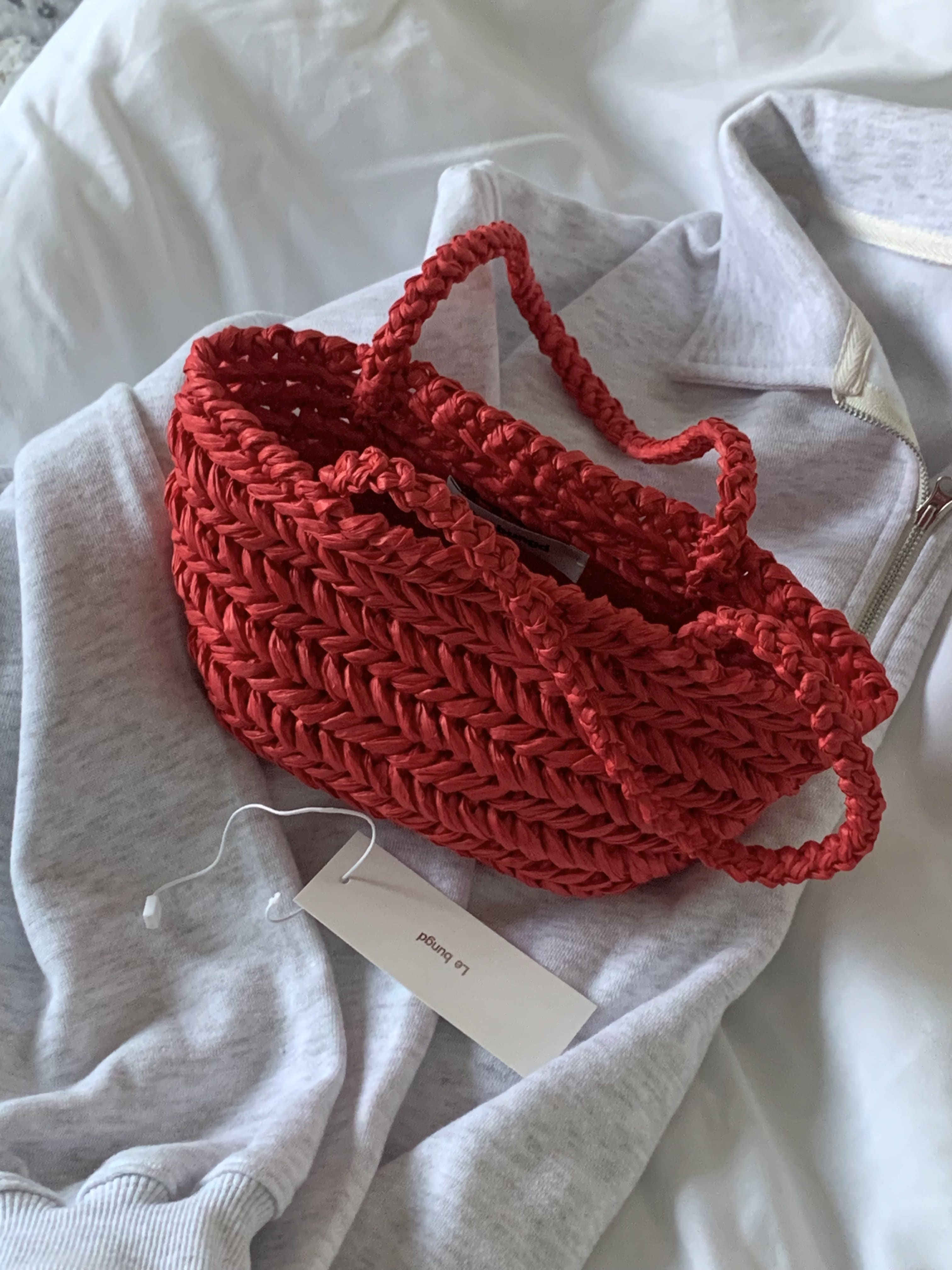 mini aguja bag (red)