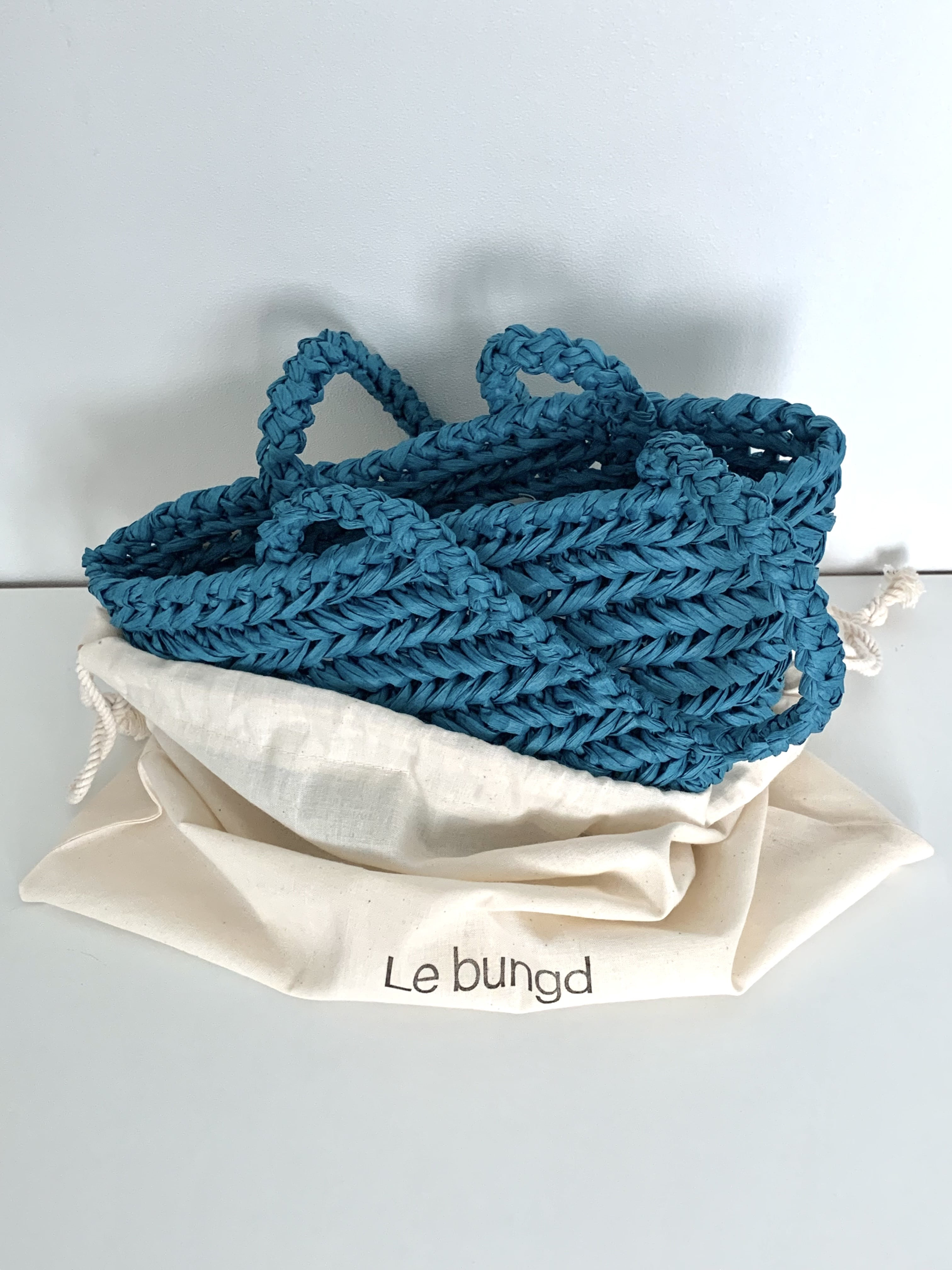 mini aguja bag (Turkish blue)