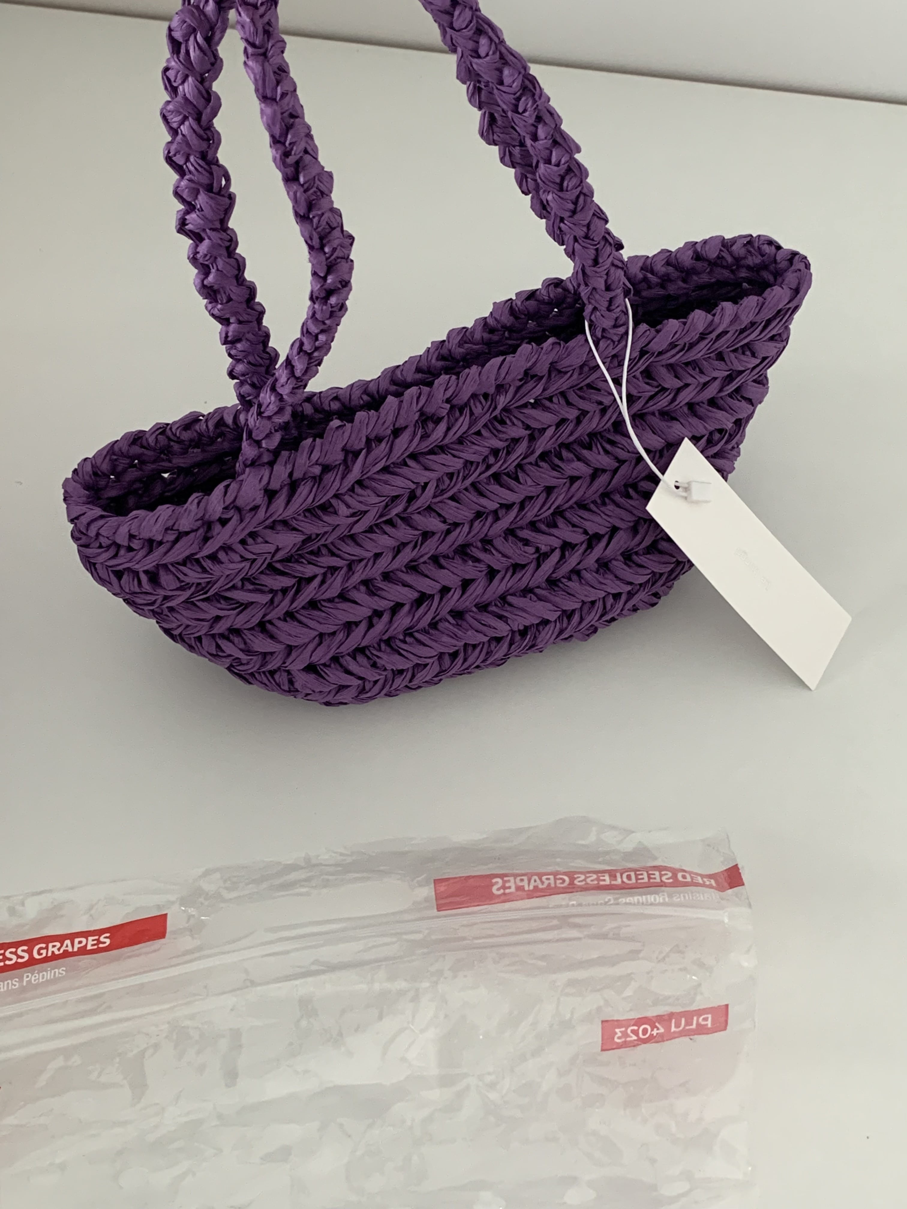mini aguja bag (purple)