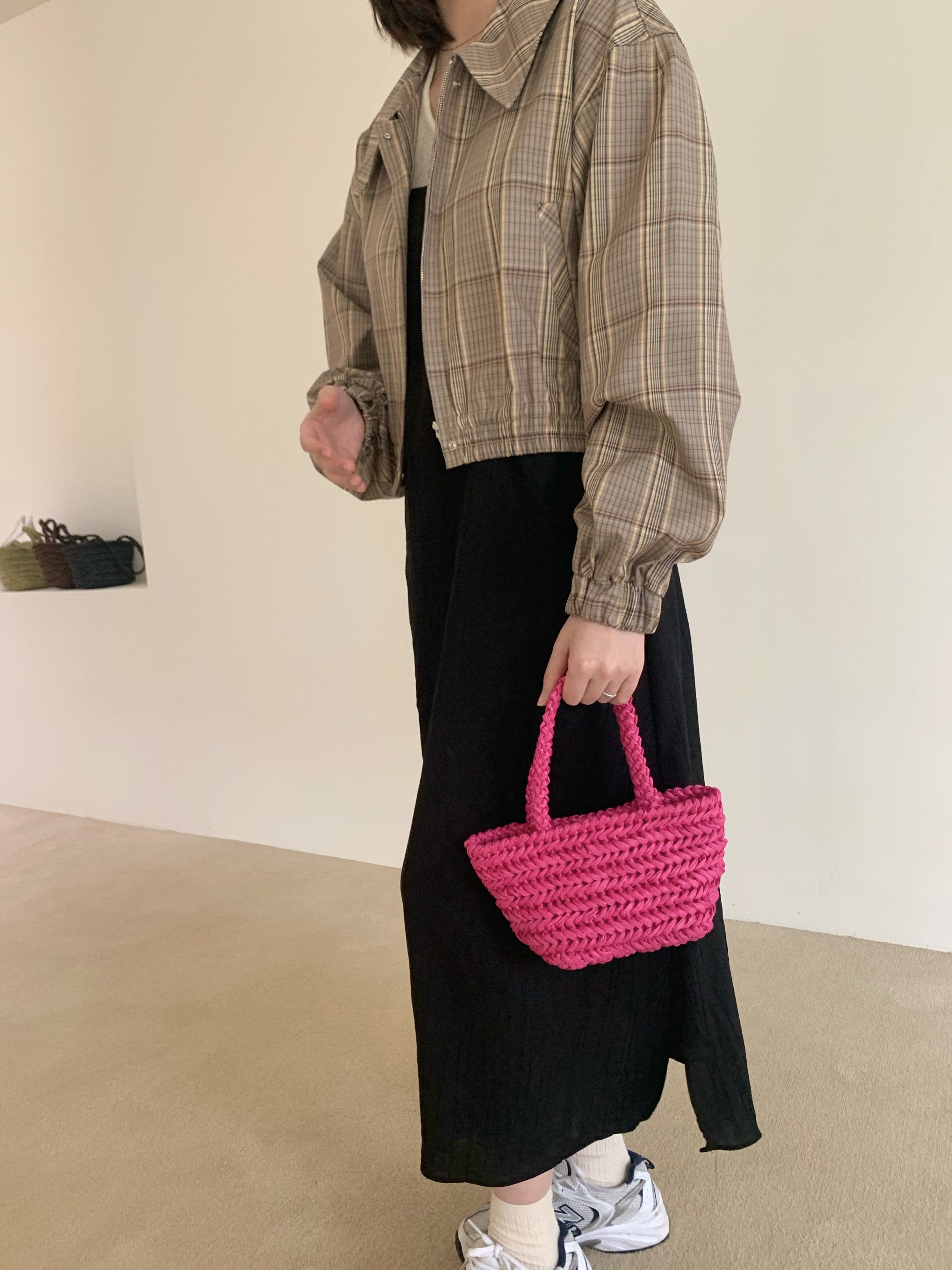 mini aguja bag (pink)